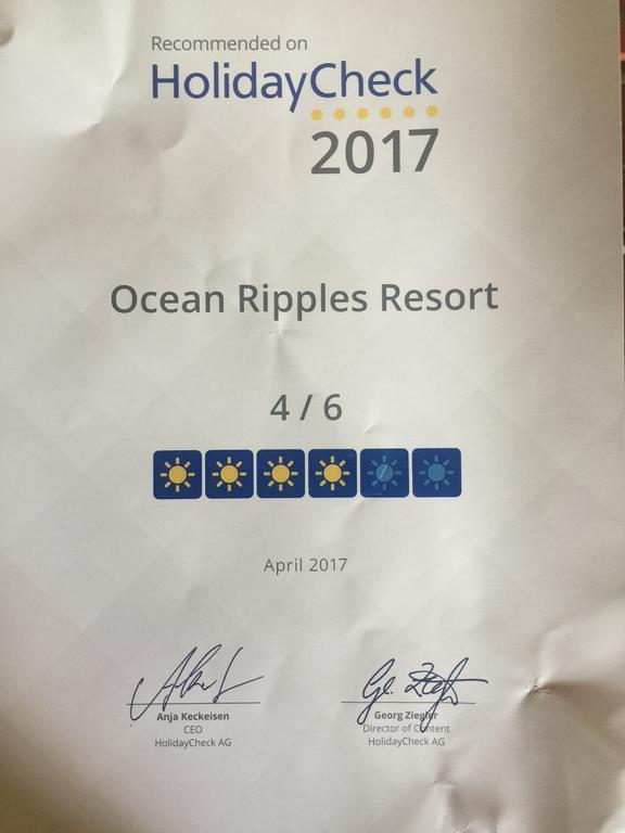 Ocean Ripples Resort Wadduwa Exterior photo